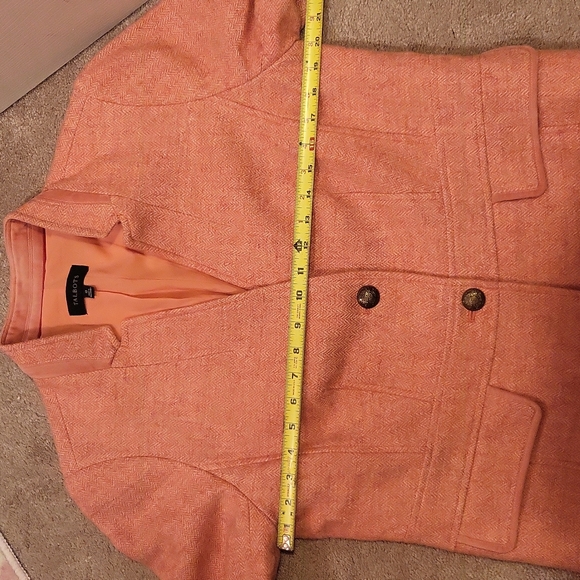 Talbots Peach Wool Blazer - Picture 5 of 6